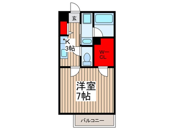 バレーヌ伊興の物件間取画像